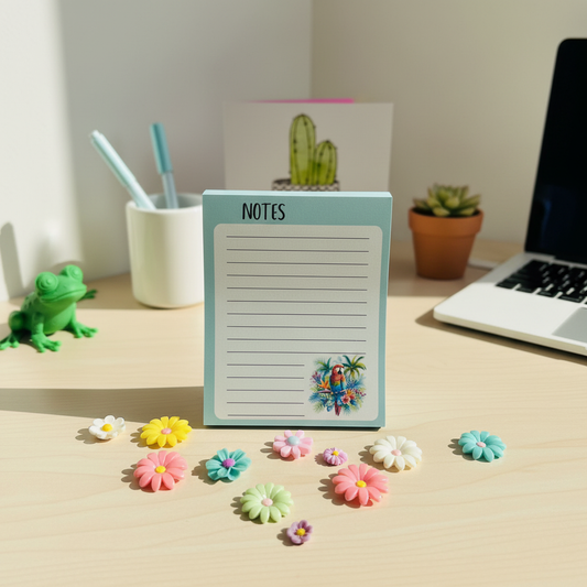 Notepad – Tropical Parrot