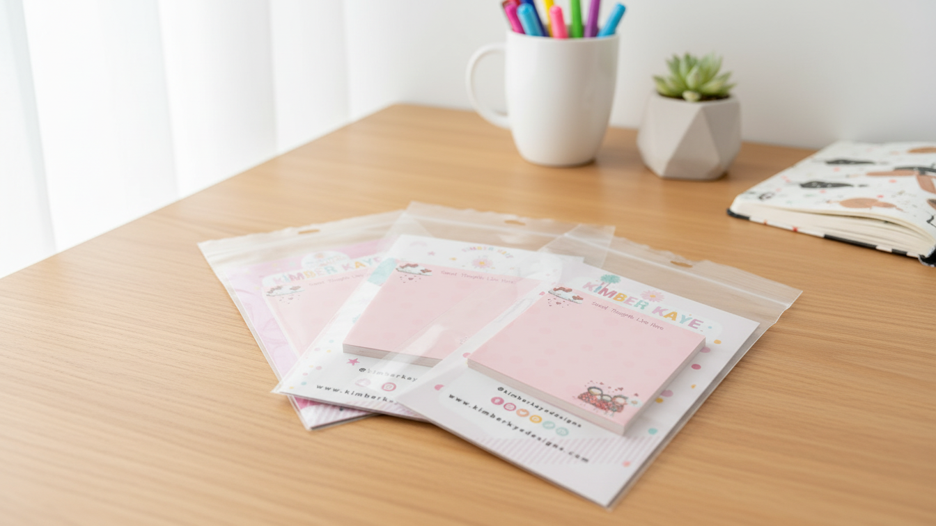 Sweet Thoughts: Ladybug Hearts | Sticky Notes