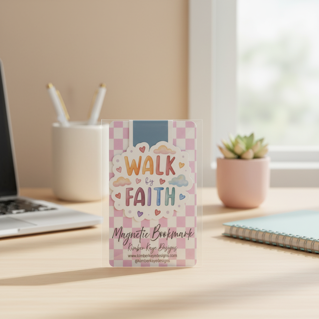 Walk By Faith - Magnetic Bookmark Set