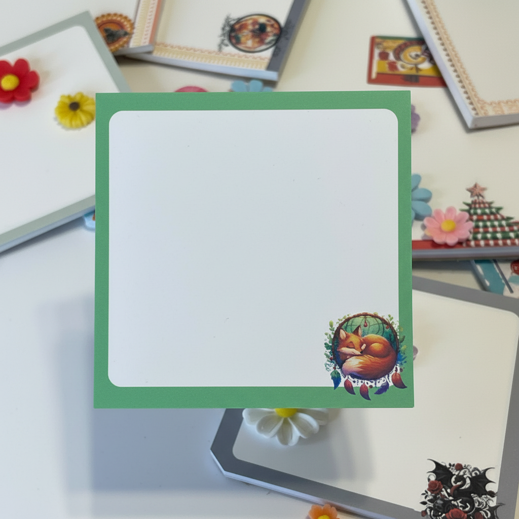 Dream Weaver Fox Sticky Notes