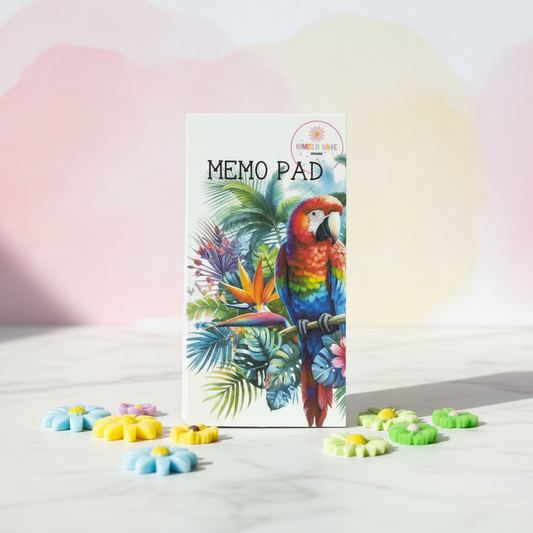 Memo Pad – Tropical Parrot