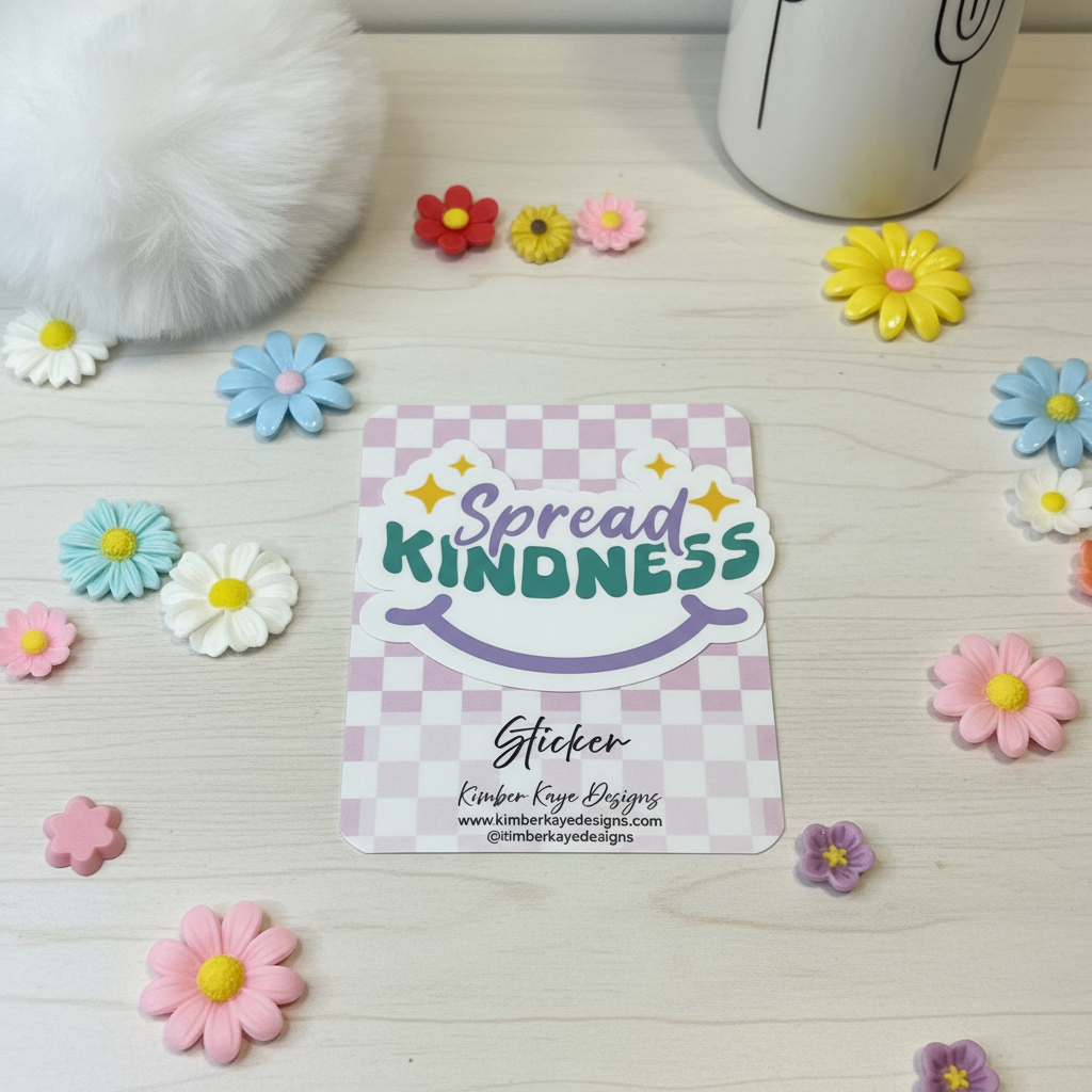 Spread Kindness Vinyl Sticker
