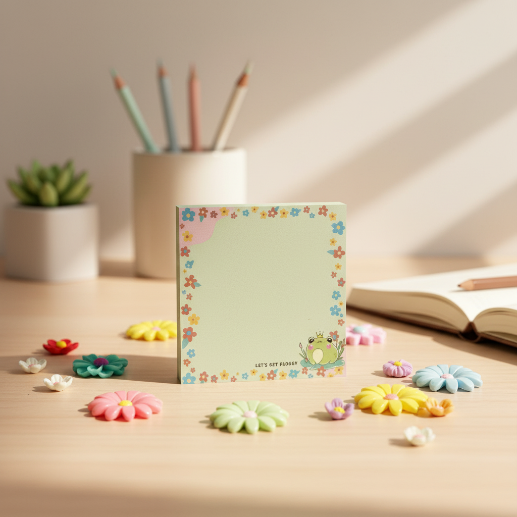 Let’s Get Froggy Sticky Notes