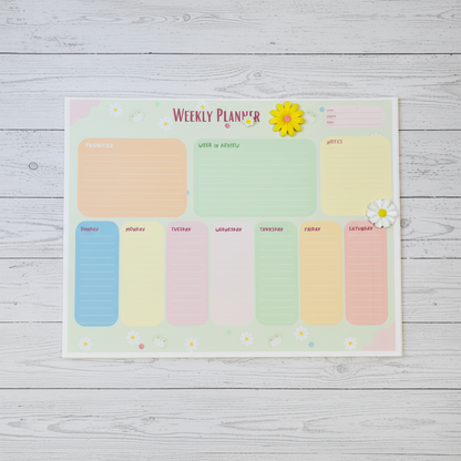 Let’s Get Froggy Weekly Planner Pad