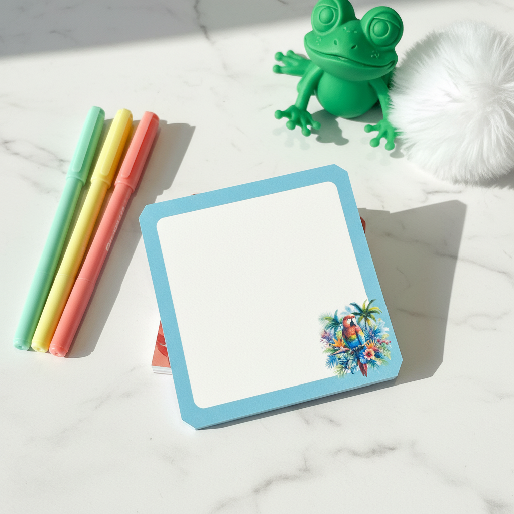 Sticky Notes – Tropical Parrot