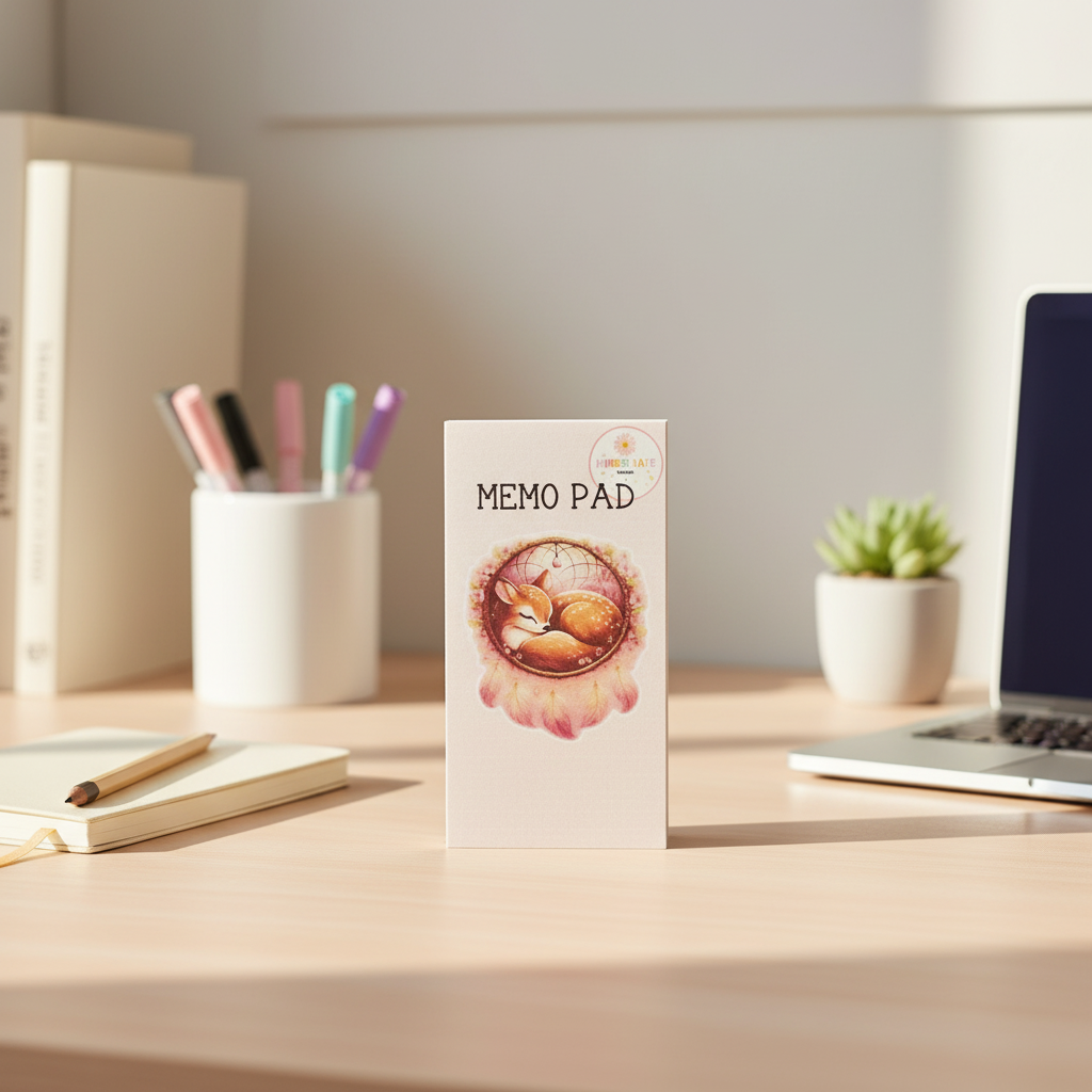 Dream Weaver Fawn Memo Pad