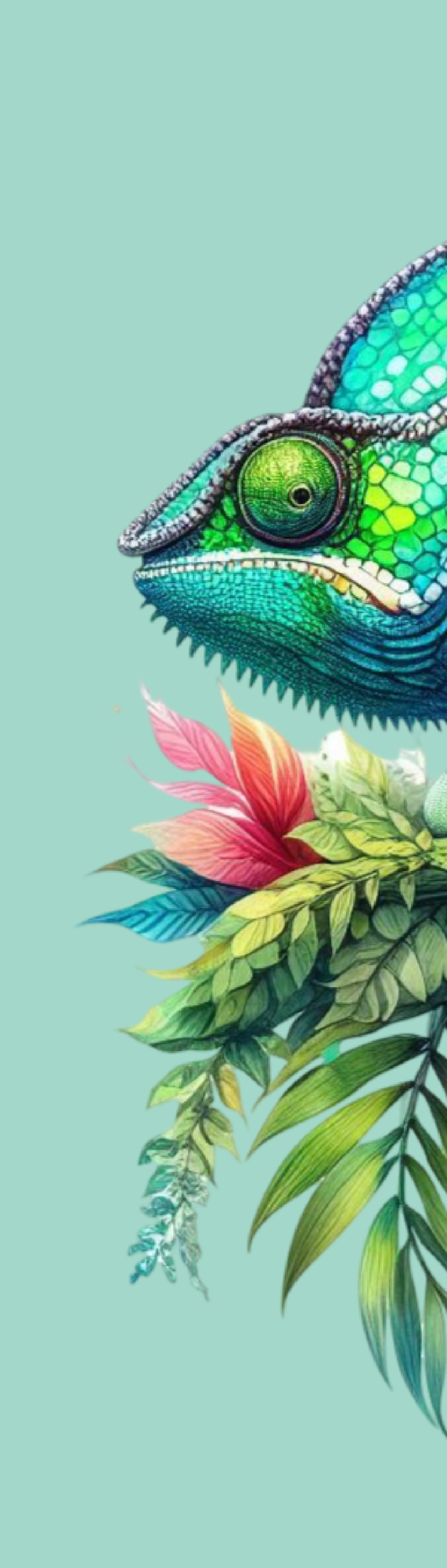 Bookmark – Radiant Chameleon
