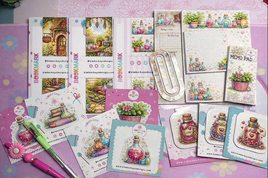 Magical Apothecary Collection Bundle | Coordinated Whimsical Stationery Set
