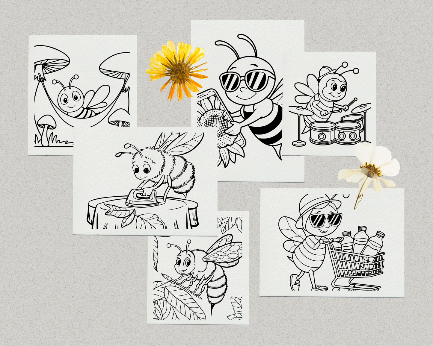 Bumble Dee Bee Coloring Book – A Sweet & Cheerful Coloring Adventure