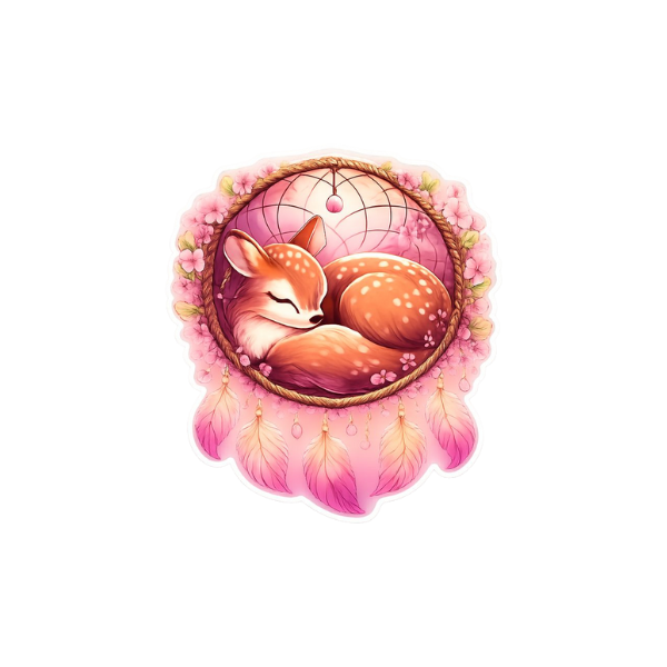 Dream Weaver Fawn Vinyl Sticker