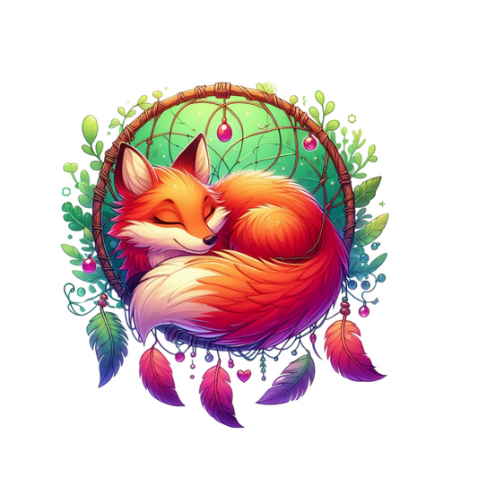 Dream Weaver Fox Sticker