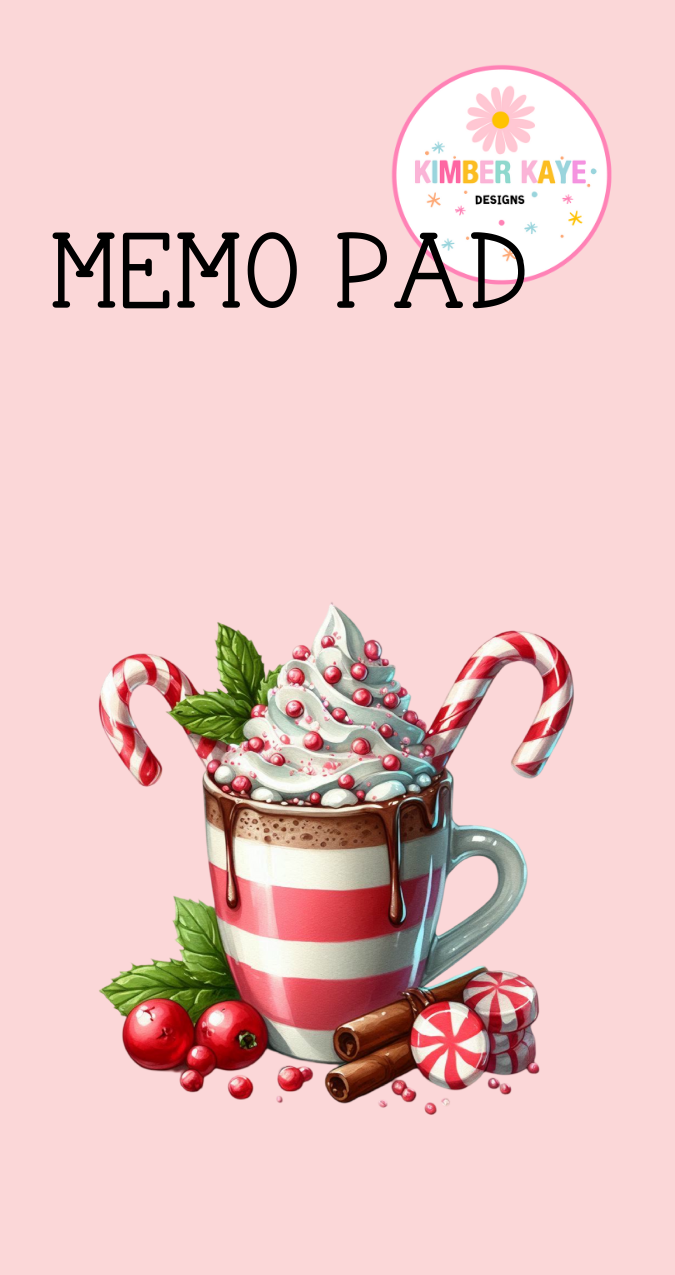 Hot Cocoa Grab It Bundle – Memo Pad