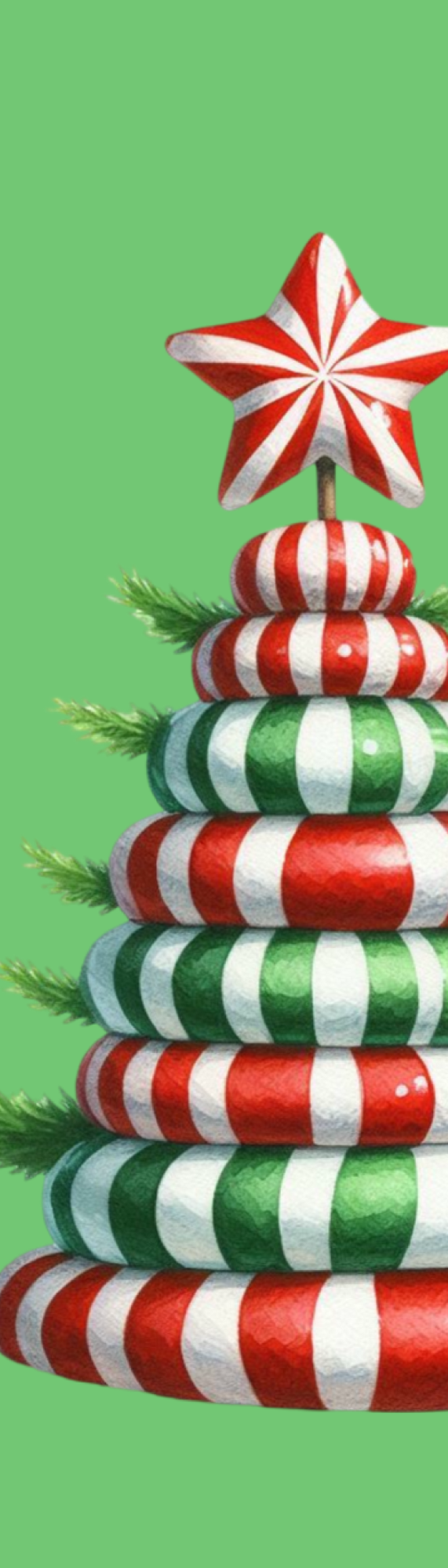 Candy Christmas Tree bookmark