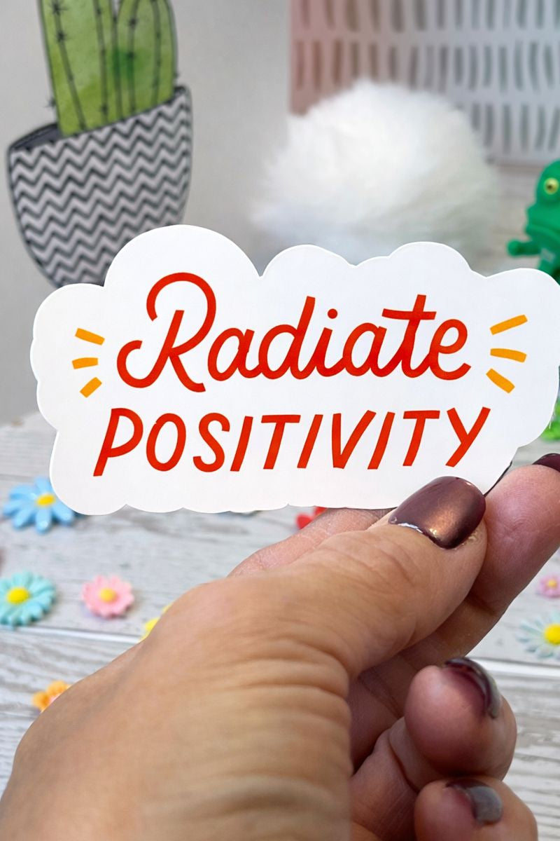 Radiate Positivity Sticker