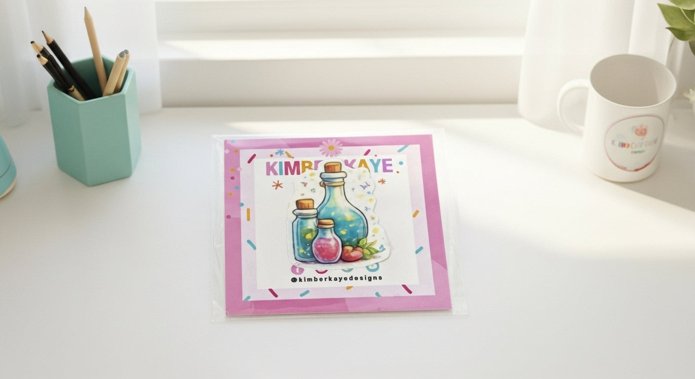 Magical Apothecary Stickers | Whimsical Potion & Plant Designs